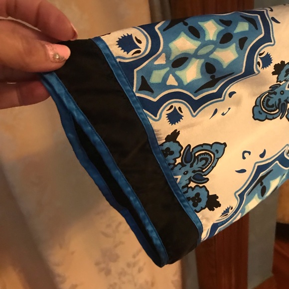 Bebe one shoulder silk top - Picture 5 of 6